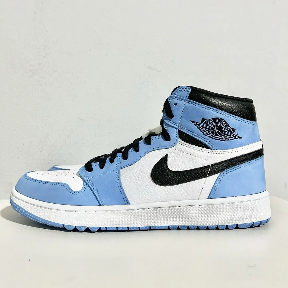 Air Jordan 1 High Retro G “University Blue” Men’s Size 12 Golf Shoes No Lid